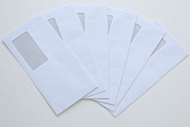 cara print amplop