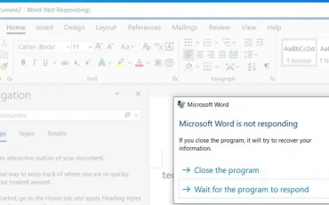 cara mengatasi word not responding