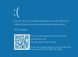 cara mengatasi blue screen critical process died