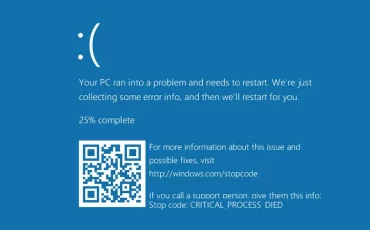 cara mengatasi blue screen critical process died