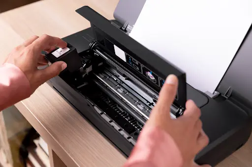 cara kerja printer inkjet