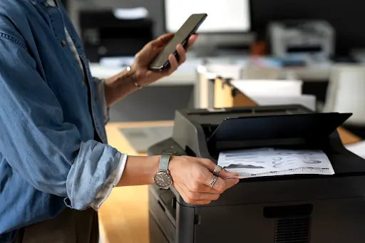 cara kerja printer